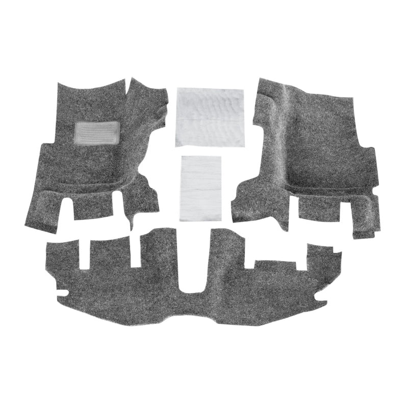 Bedrug Jeep Floor Liner - Heat Shields Included - Composite - Black - Front - Jeep Wrangler TJ 1997-2006 BRTJ97FNC