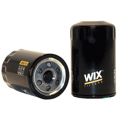 Wix Canister Oil Filter - Screw-On - 4.828 in Tall - 13/16-16 in Thread - 21 Micron - Black - Various GM 1977-92