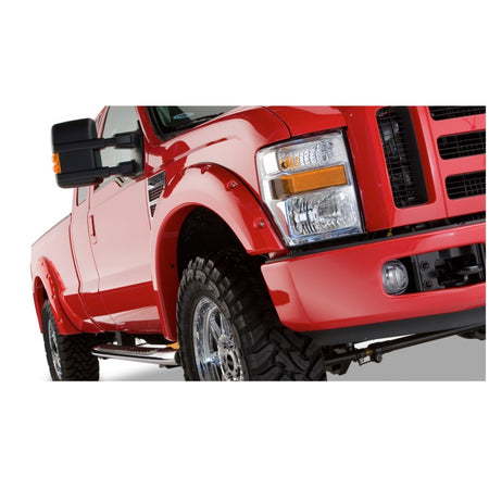 Bushwacker Pocket Style Front / Rear Fender Flare - 2 in Wide - Black - Ford Fullsize Truck 2008-10