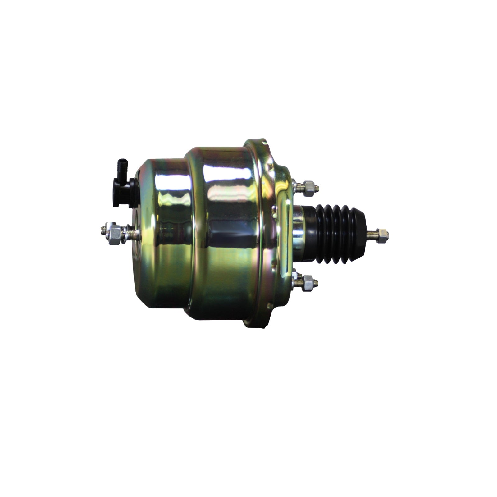 Leed Master Cylinder and Booster - Dual Integral Reservoir - 7" OD - Dual Diaphragm - Steel - Zinc Plated - GM