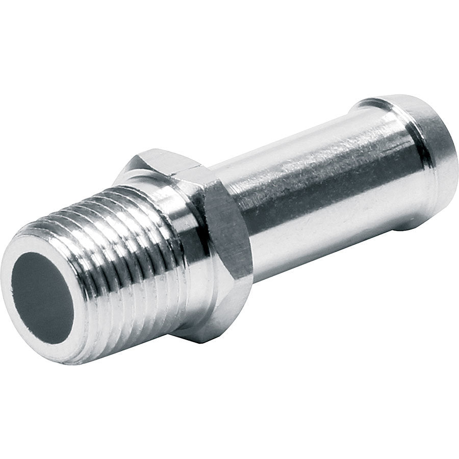 Allstar Performance Radiator Overflow Fitting 1/8" NPT to 5/16" Hose Aluminum