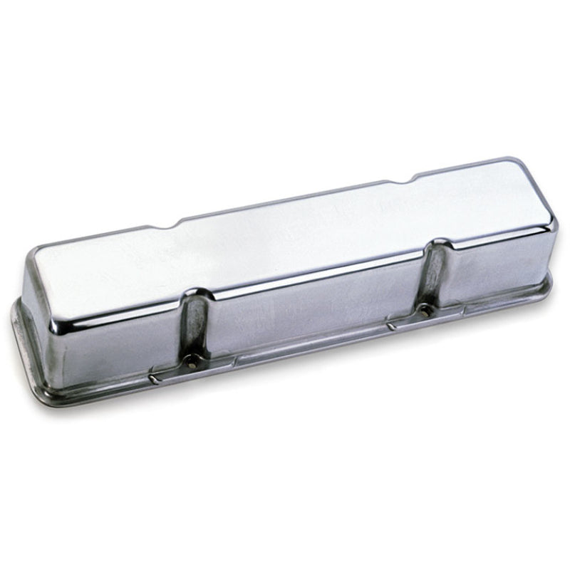 Moroso Die-Cast Aluminum Valve Covers - Polished Finish - SB Chevy - Tall Design