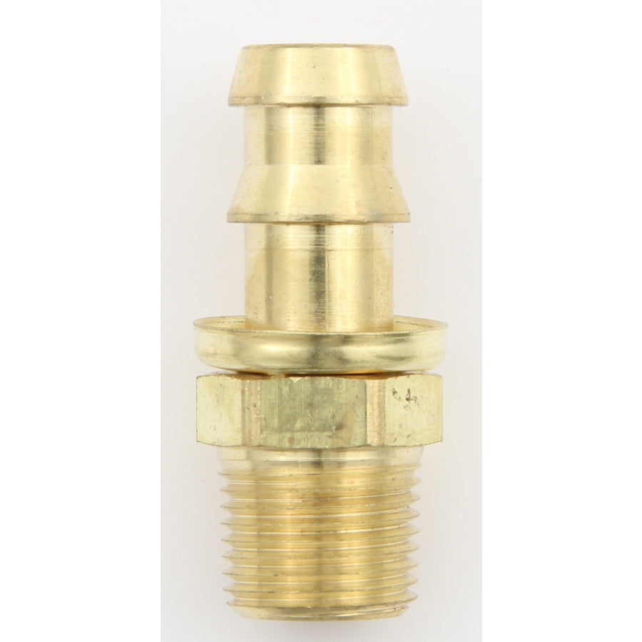 Aeroquip Brass SOCKETLESS™ #8 Straight Male Pipe Fitting - 3/8" NPT