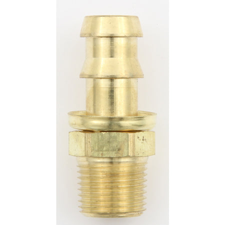 Aeroquip Brass SOCKETLESS™ #8 Straight Male Pipe Fitting - 3/8" NPT