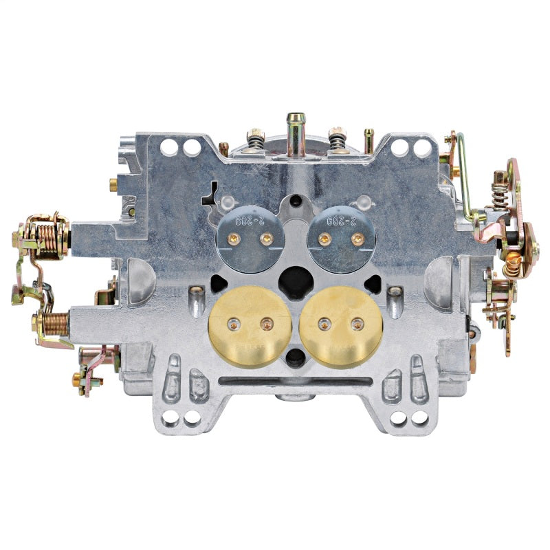 Edelbrock AVS2 650 CFM 4-Barrel Carburetor - Square Bore - Manual Choke - Mechanical Secondary - Single Inlet - Satin