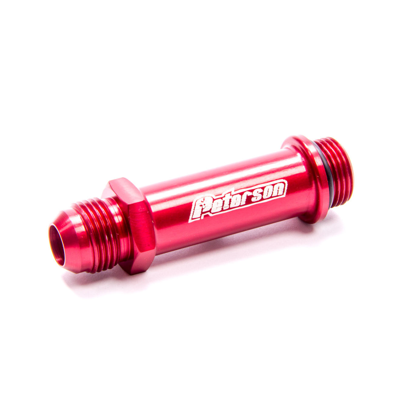 Peterson Aluminum Oil Inlet Fitting -10AN x -10AN Port x 3.750"