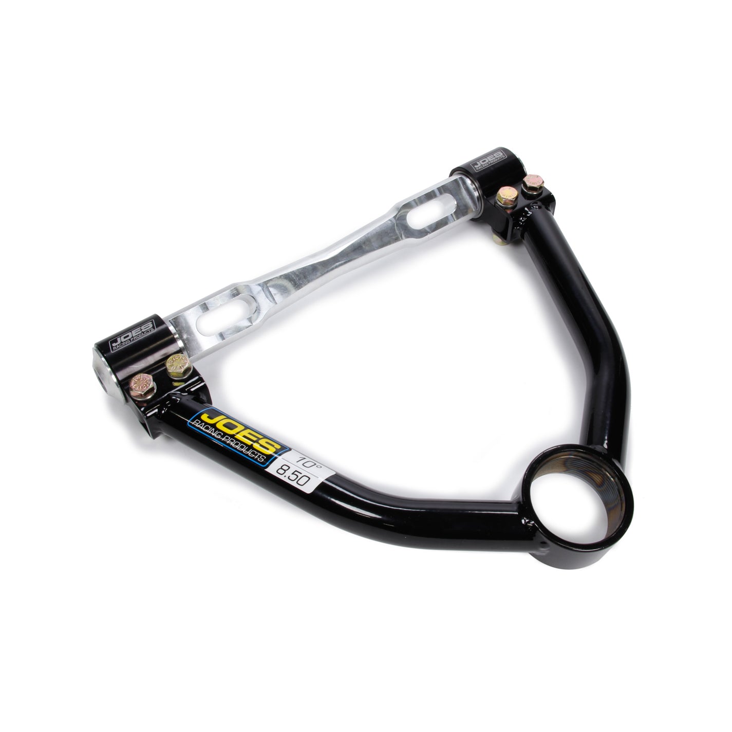 JOES Slotted Bearing Style A-Arm - Aluminum Shaft - 10° Angle - 8.5" - Screw-In Ball Joint