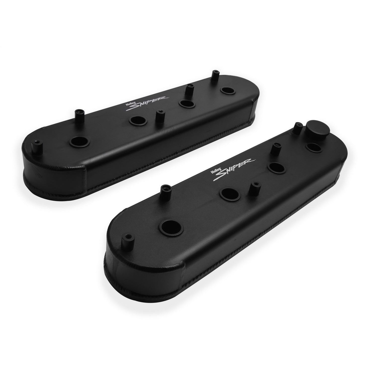 Sniper Fabricated Aluminum LS Valve Covers - Satin Black