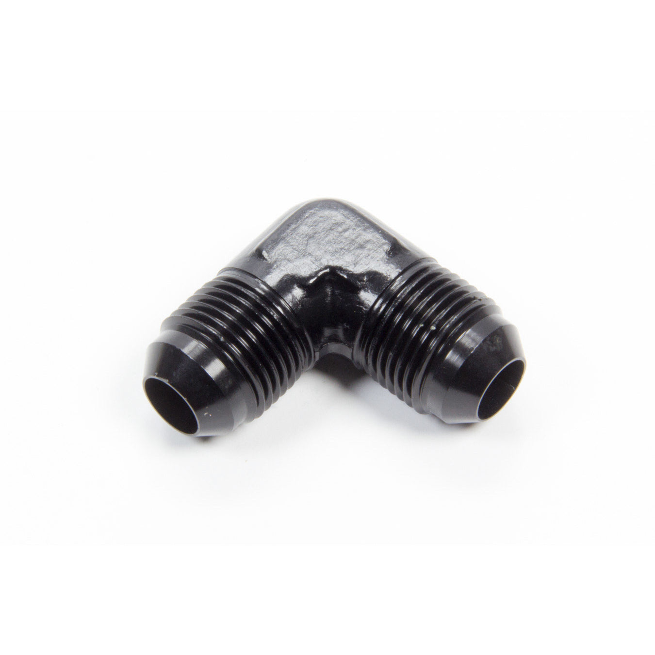 Aeroquip Black Aluminum -08 AN 90 Elbow Union Adapter