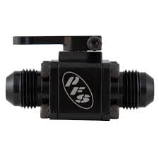 Peterson Inline Ball Valve -06 AN x -06 AN Nose