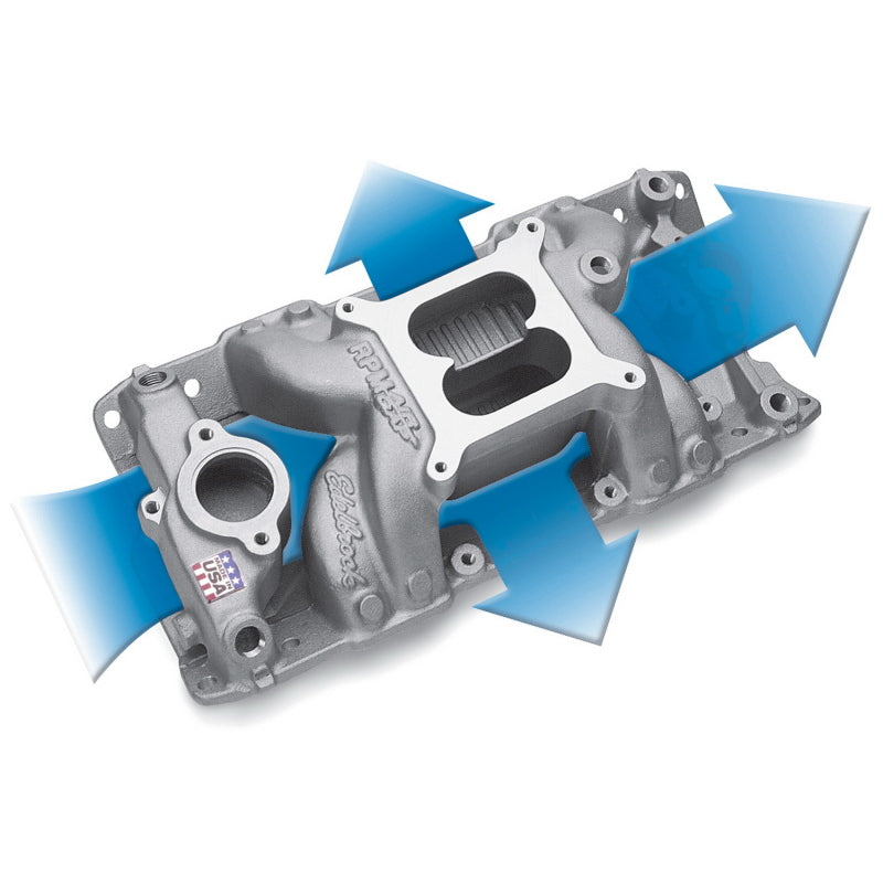 Edelbrock Performer RPM Air-Gap Intake Manifold - SB Chevy - (Non-EGR)