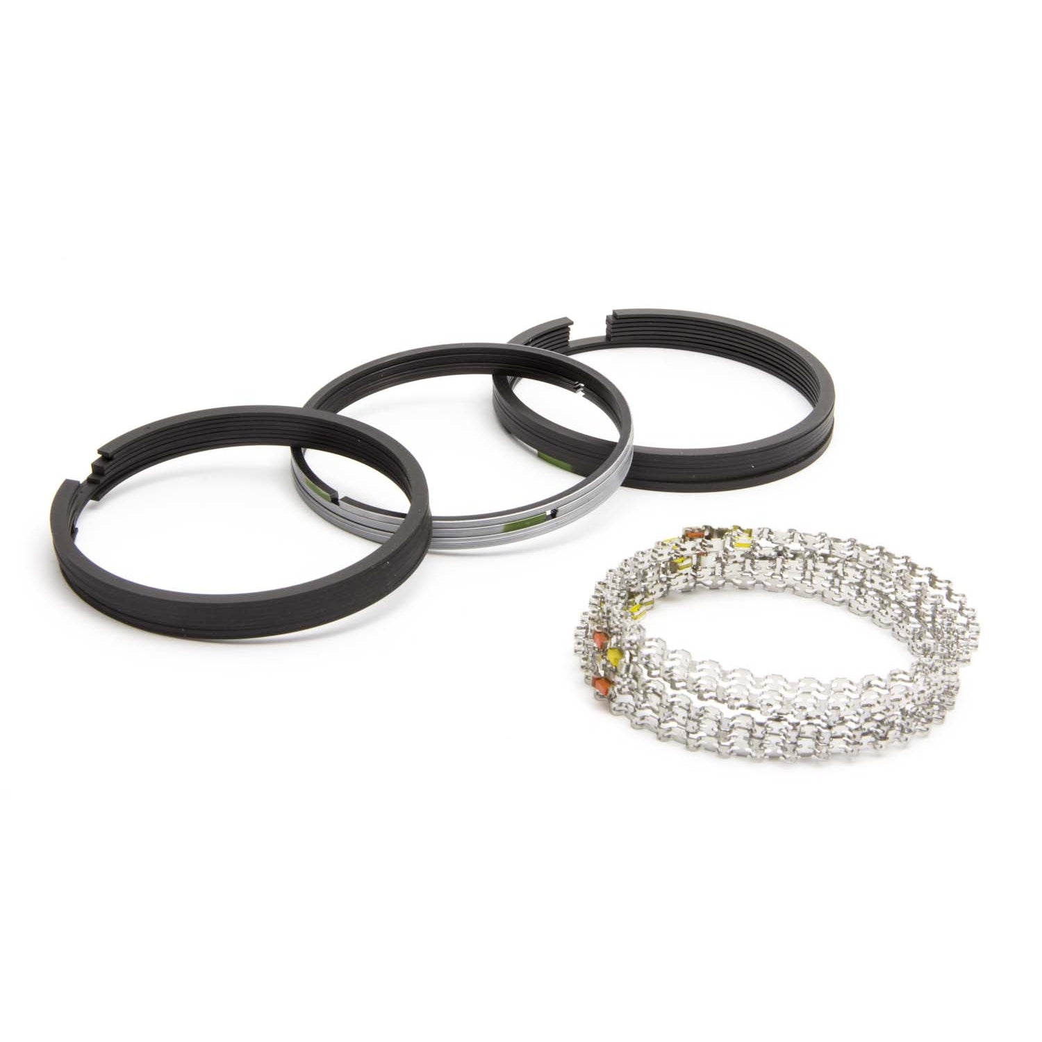 Speed-Pro Claimer Piston Ring Set - Plasma-Moly - 4.000" Bore - 1/16" - 1/16" - 3/16" Thickness - 8-Cylinder - Set of 8