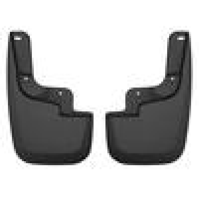 Husky Liners Front Mud Flap Plastic Black/Textured GM Midsize Truck 2015-16 - Pair