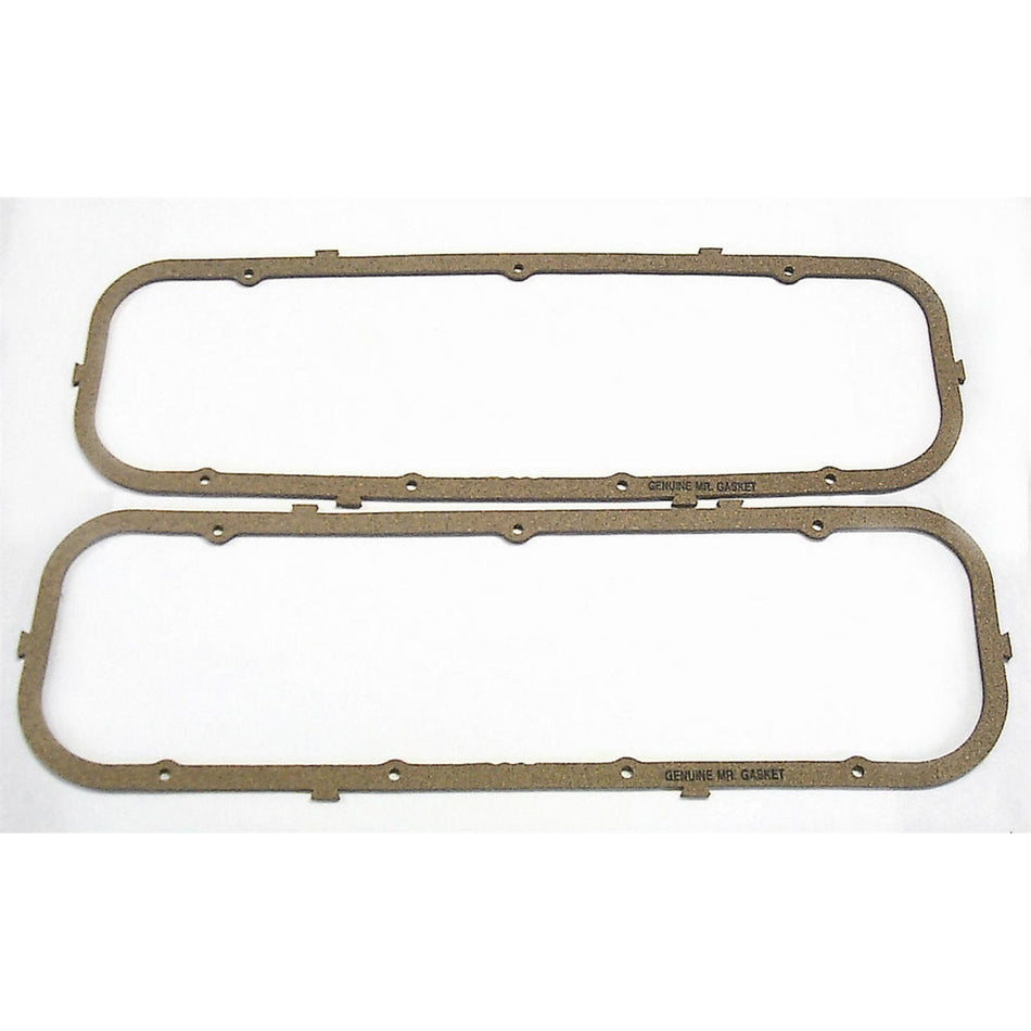 Mr. Gasket Valve Cover Gasket - 0.187 in Thick - Cork / Rubber - Big Block Chevy - Pair
