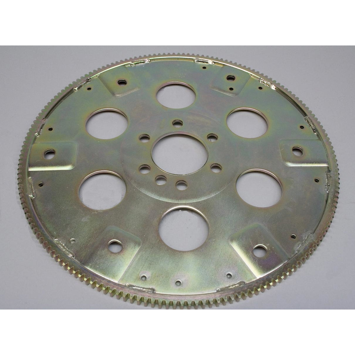 PRW Industries Gold Series 168 Tooth SFI 29.1 Flexplate - Chromoly - External Balance - 2-Piece Seal - Small Block Chevy