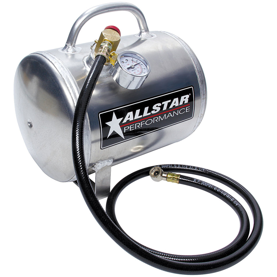 Allstar Performance Aluminum Air Tank, Horizontal 6" x 12", 1.5 Gallon