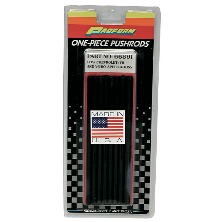 Proform SB Chevy 5/16" Chrome Moly Pushrods - 7.800" Long