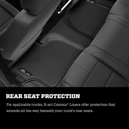 Husky Liners X-Act Contour 2nd Row Floor Liner - Black/Textured - Lincoln Aviator 2020-21