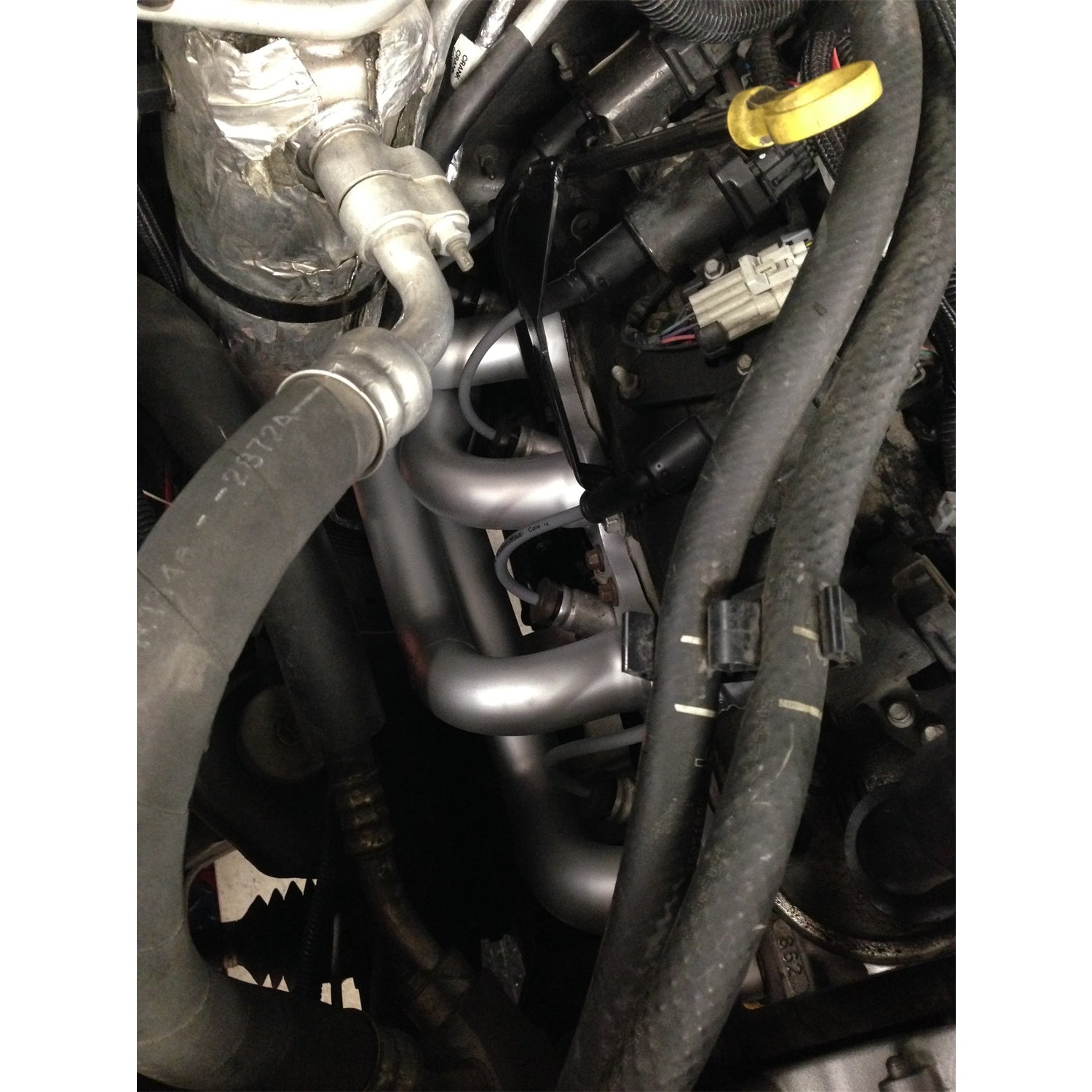 Flowtech Shorty Headers 1-5/8" Primary 2-1/2" Collector Steel - Black Paint