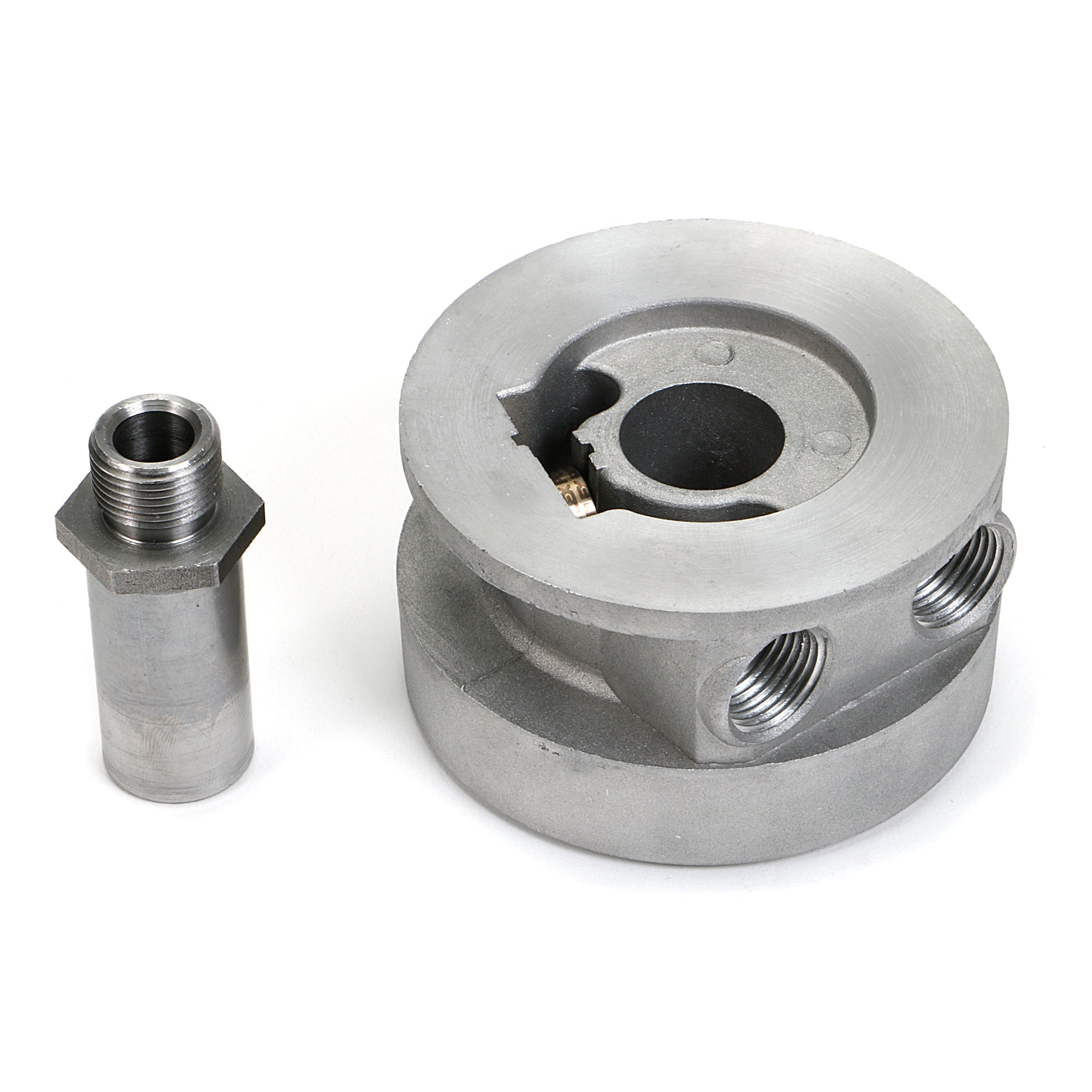 Trans-Dapt Sandwich Oil Cooler Adapter - 13/16-16 in Center Thread