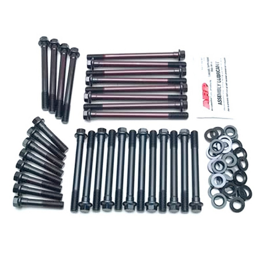 ARP High Performance Series Cylinder Head Bolt Kit - Hex Head - Chromoly - Black Oxide - Edelbrock - Big Block Chevy 135-3611