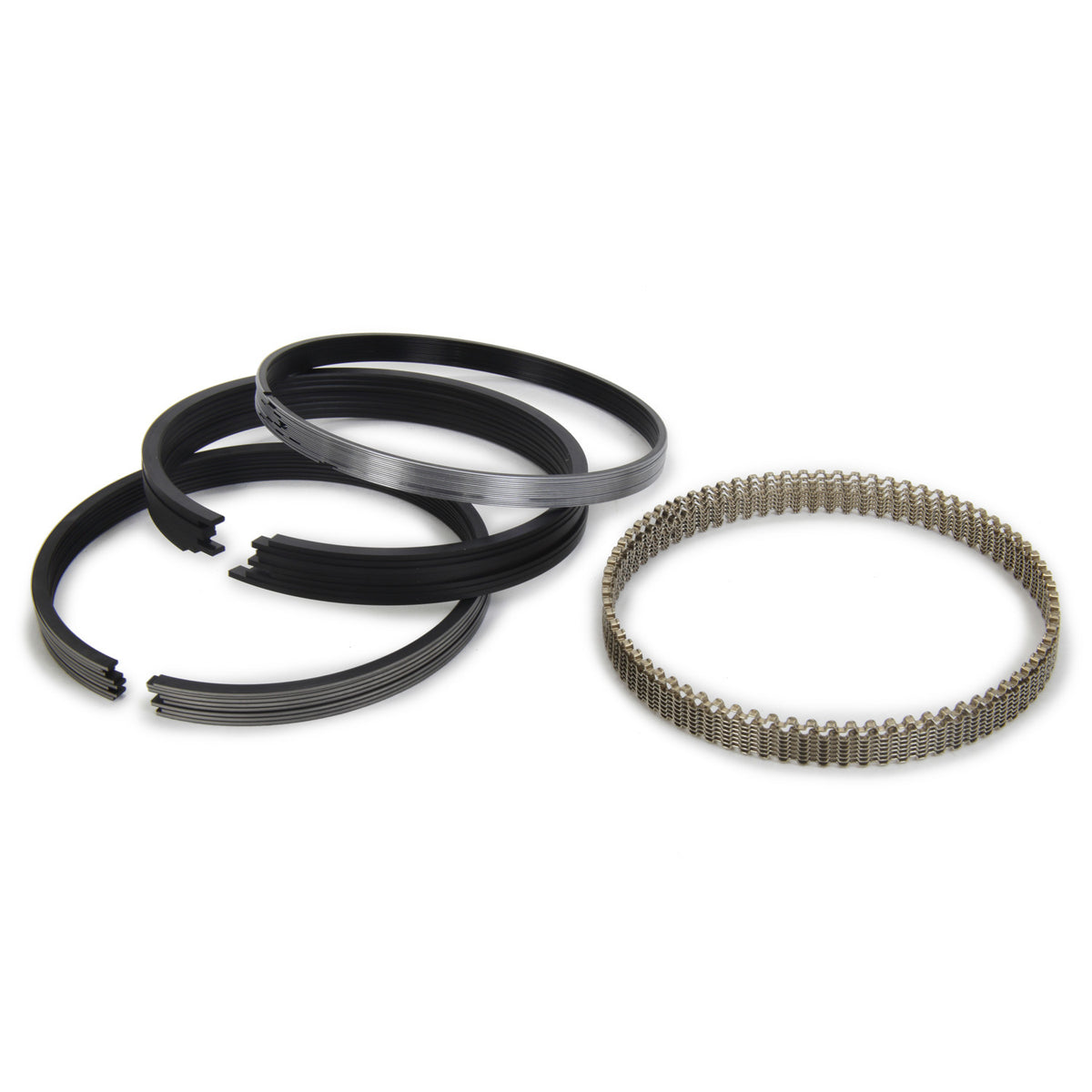 Hastings Piston Rings - 1.2 x 1.5 x 2.5 mm Thick - Standard Tension - Moly - 8-Cylinder