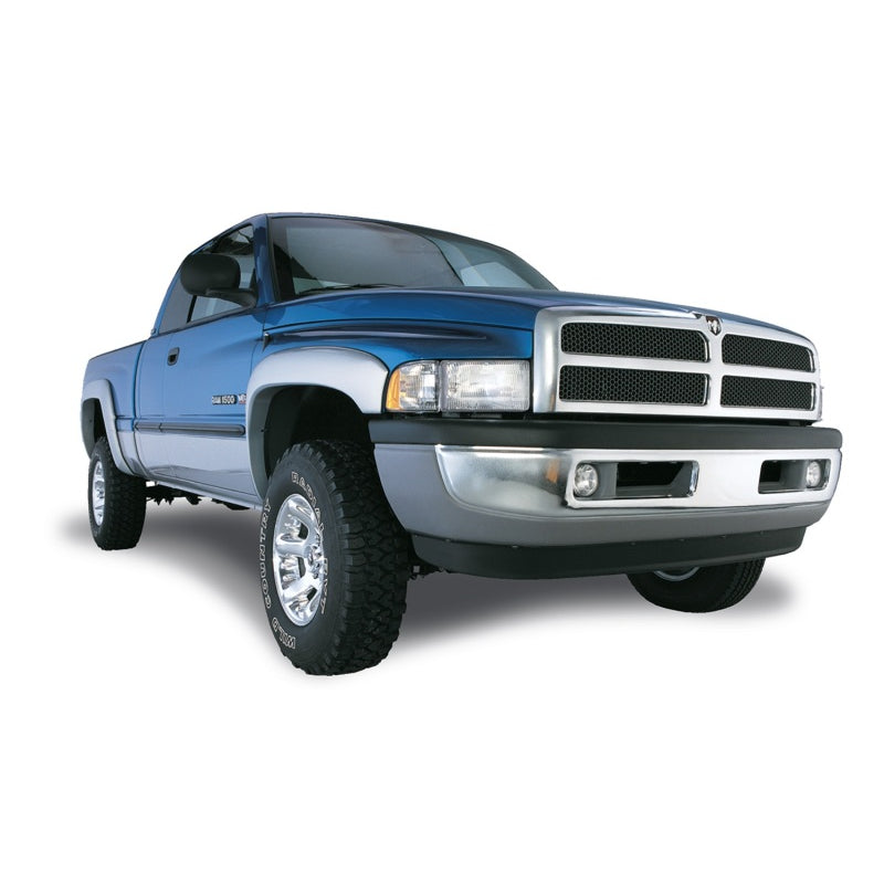 Bushwacker OE Style Front / Rear Fender Flare - 1.75 in Wide - Black - Dodge Ram Fullsize Truck 1994-2001