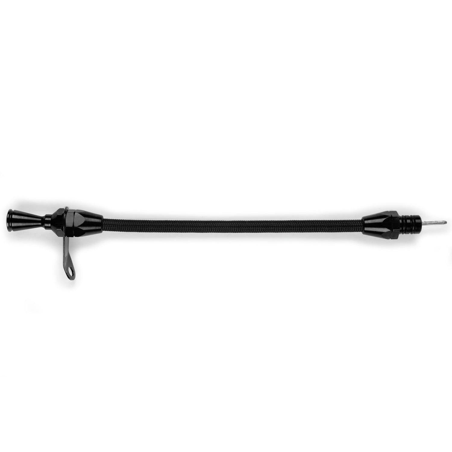 Lokar Midnight Series Hi-Tech Flexible Braided Stainless Transmission Dipstick - GM TH-350 Transmission