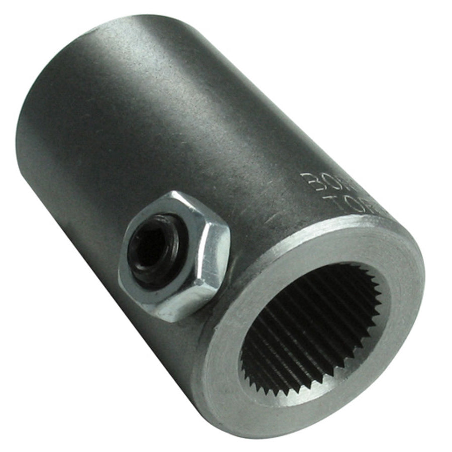 Borgeson Steering Coupler Steel 9 /16-36 X 3/4 Smooth Bore