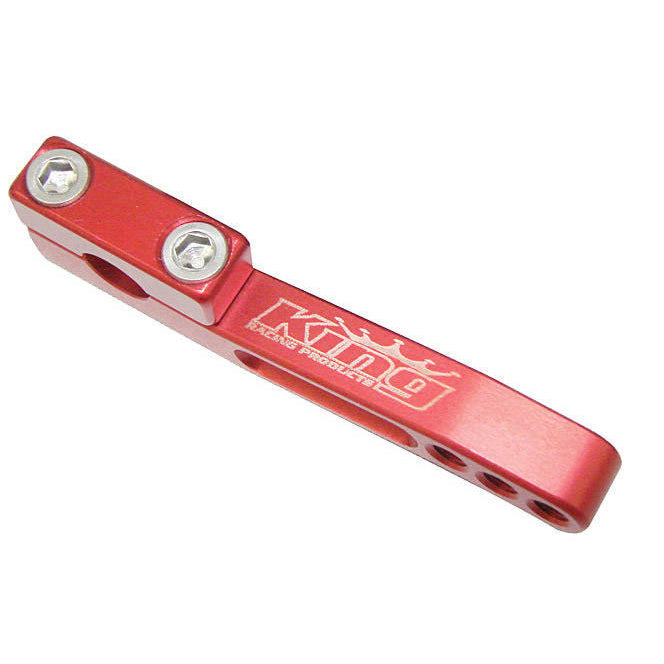 King 3/8" Billet Throttle Arm (Red)