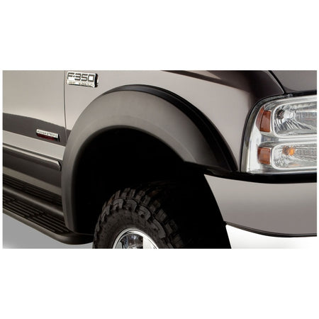 Bushwacker Extend-A-Fender Front / Rear Fender Flare - 2 in Wide - Black - Ford Fullsize Truck 1999-2007