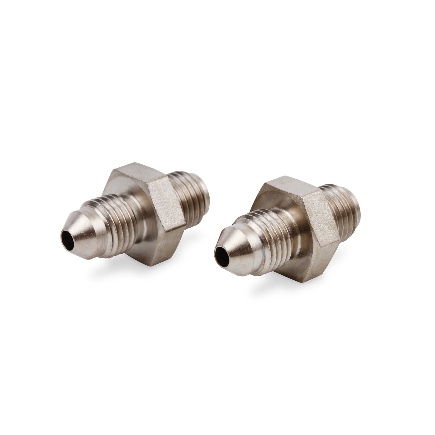 Earl's Steel Brake Adapter -03 AN to 3/8-24 Inverted Flare - Short - (2 Pack)