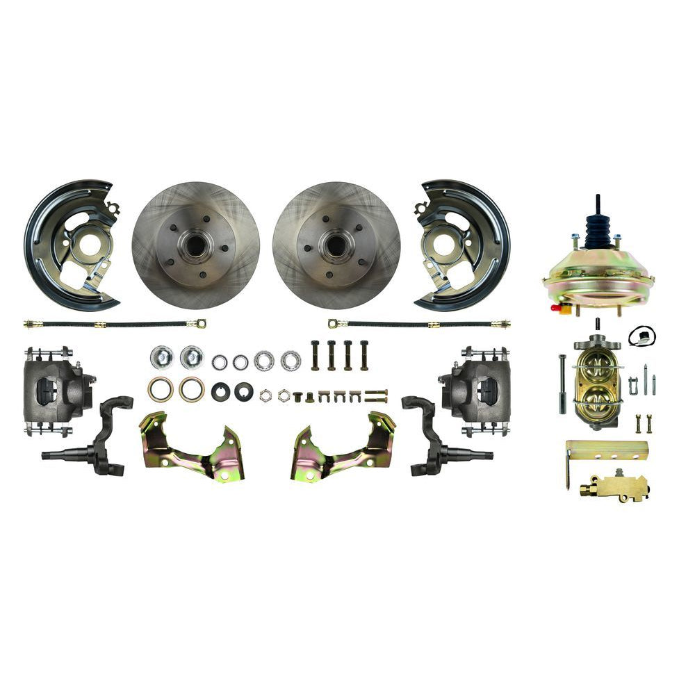 Right Stuff Detailing Power Disc Conversion Front Brake System - 1 Piston Caliper