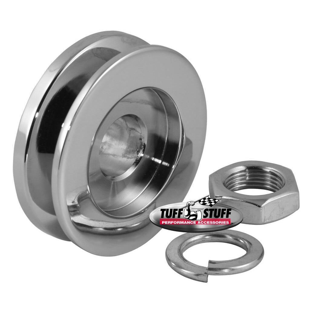 Tuff Stuff Performance Alternator Chrome Single V-Pulley