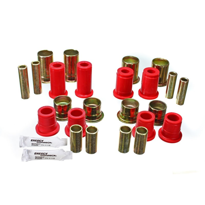 Energy Suspension Front Control Arm Bushings - Red - Fits 78-87 Buick Century - Regal, 78-88 Chevelle - Monte Carlo