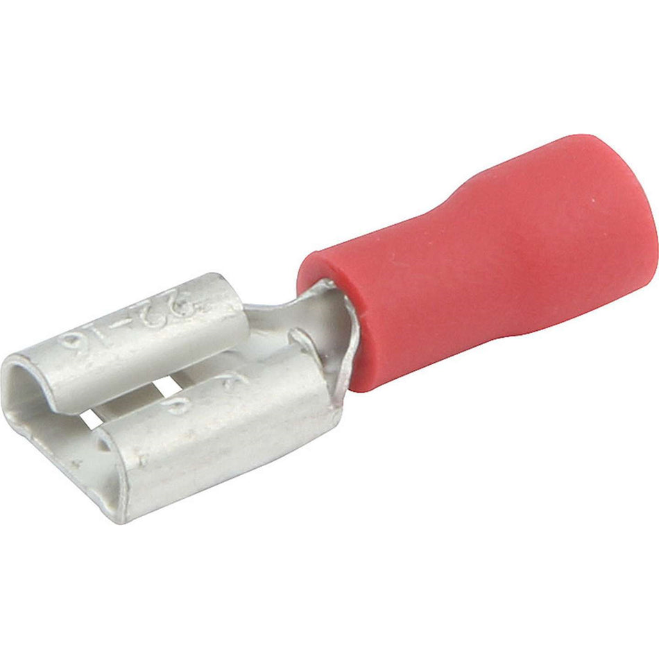 Allstar Performance Vinyl Insulated Blade Terminals - Female .250" - 22-18 Gauge - (20 Pack)