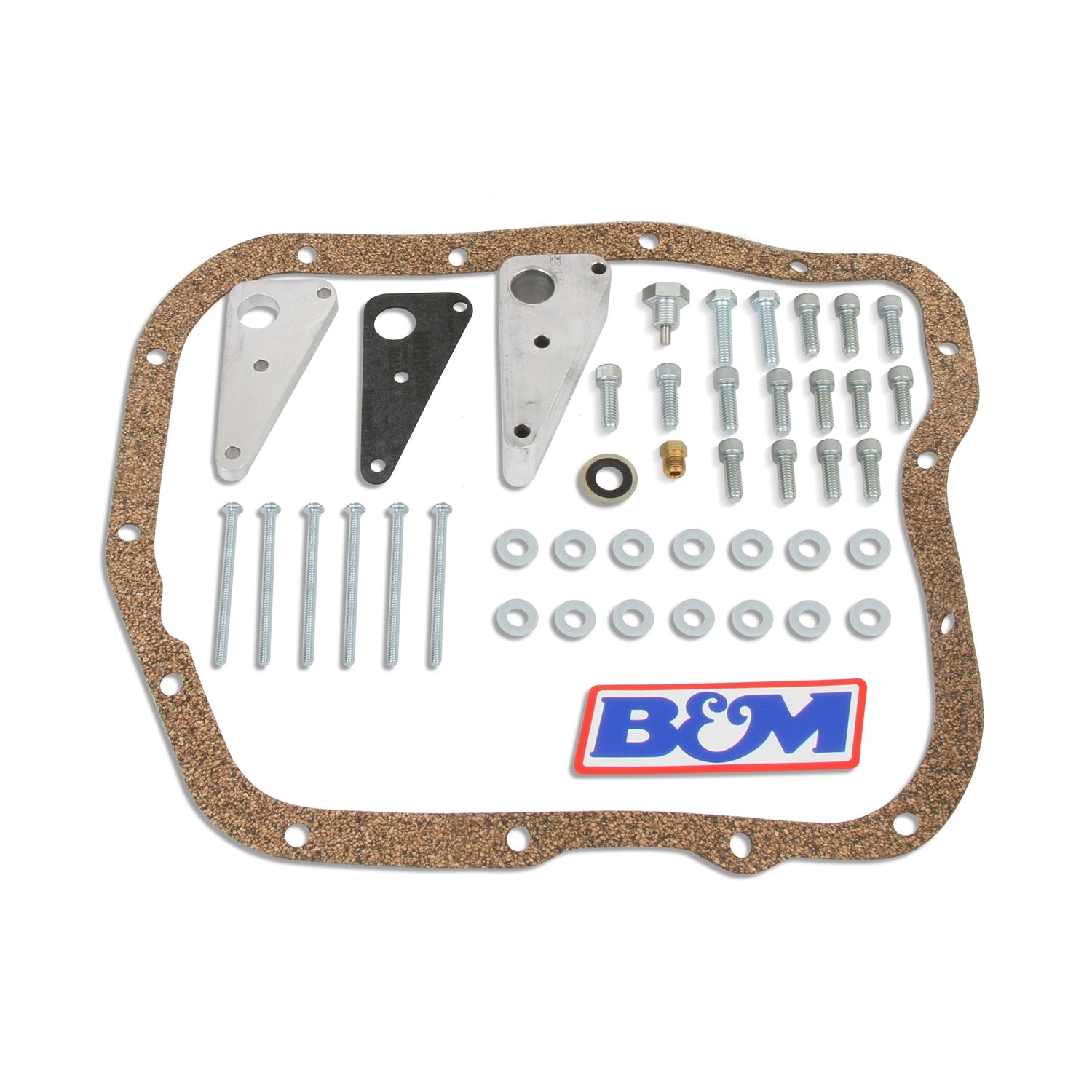 B&M Transmission Cast Deep Pan, Brushed Finish TF727/ 518&618/48RE Cummins