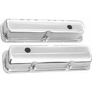 Racing Power Chrome Steel Valve Cover Ford 353-428 Pair