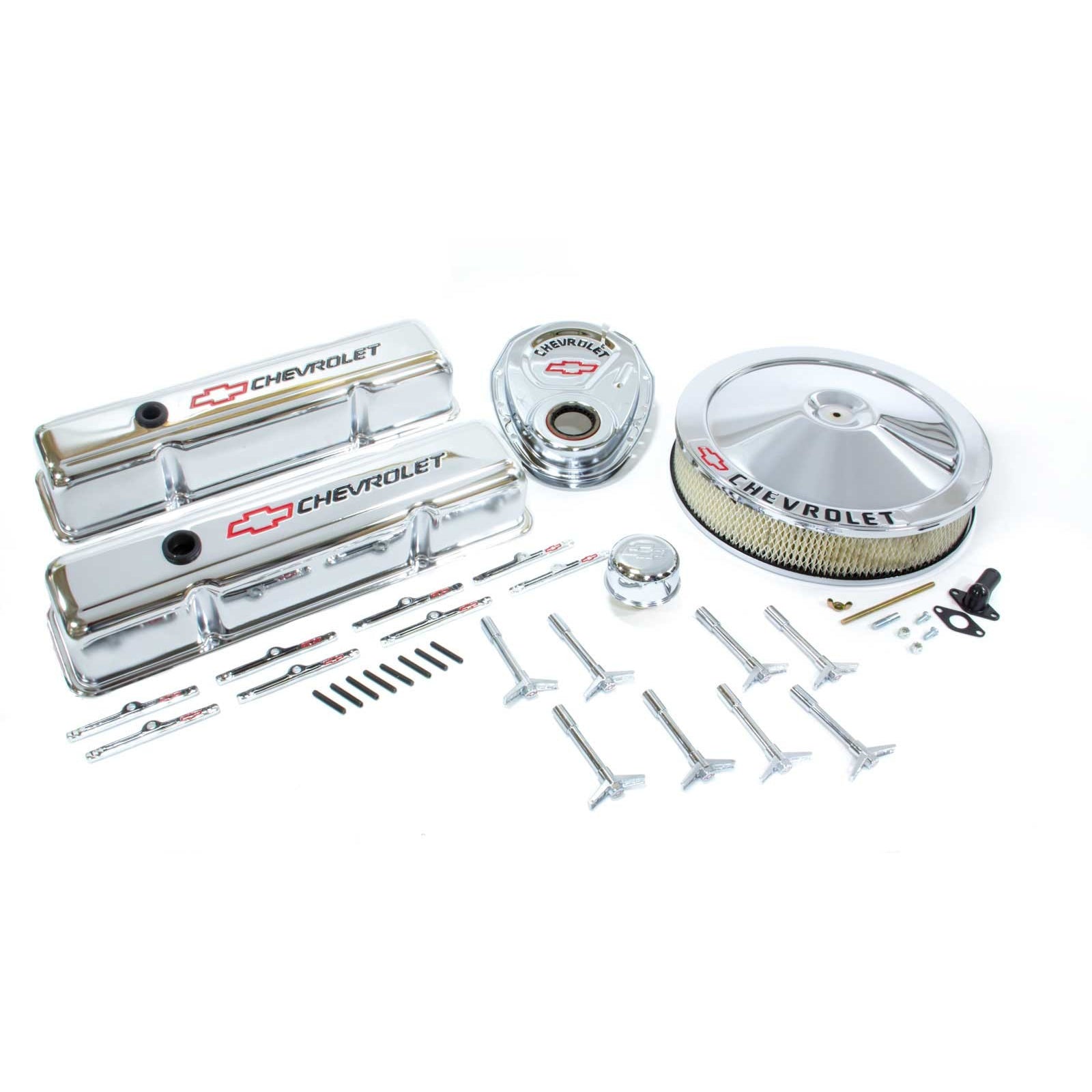 Proform Engine Dress Up Kit - Air Cleaner / Tall Valve Covers / Breather / Hardware / Timing Cover