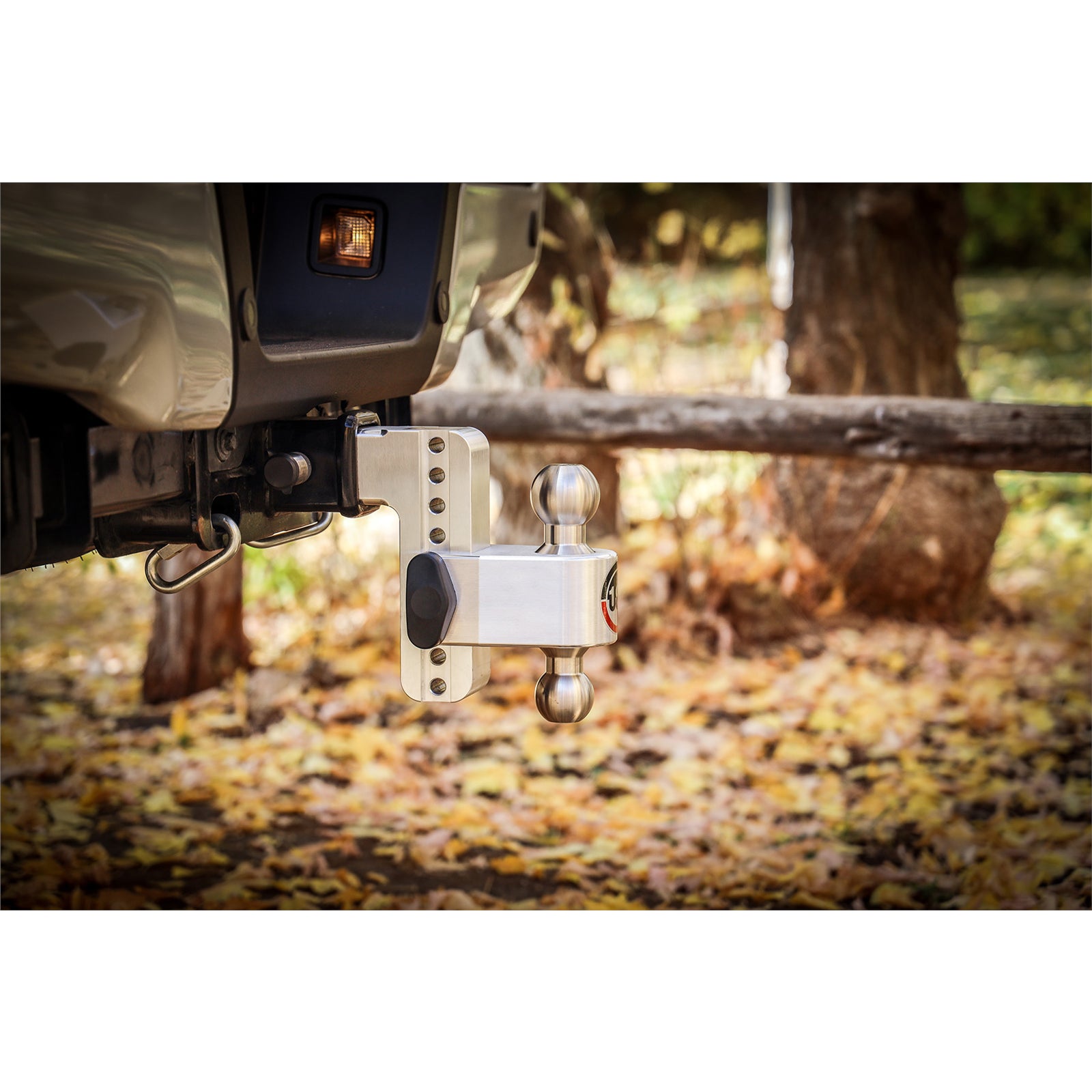 Weigh Safe Ball Mount Hitch - 2/2-5/16" Hitch - 6" Drop - 8000/18500 lb Capacity - Aluminum/Stainless