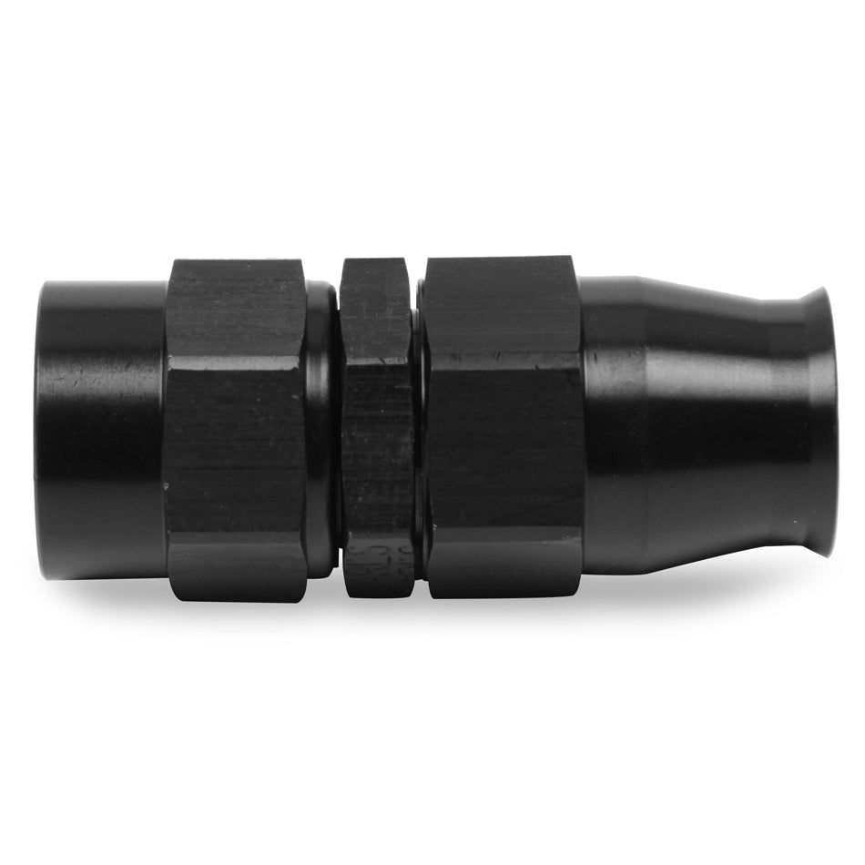 Earl's #8 Ultra Pro Hose End Straight - Black