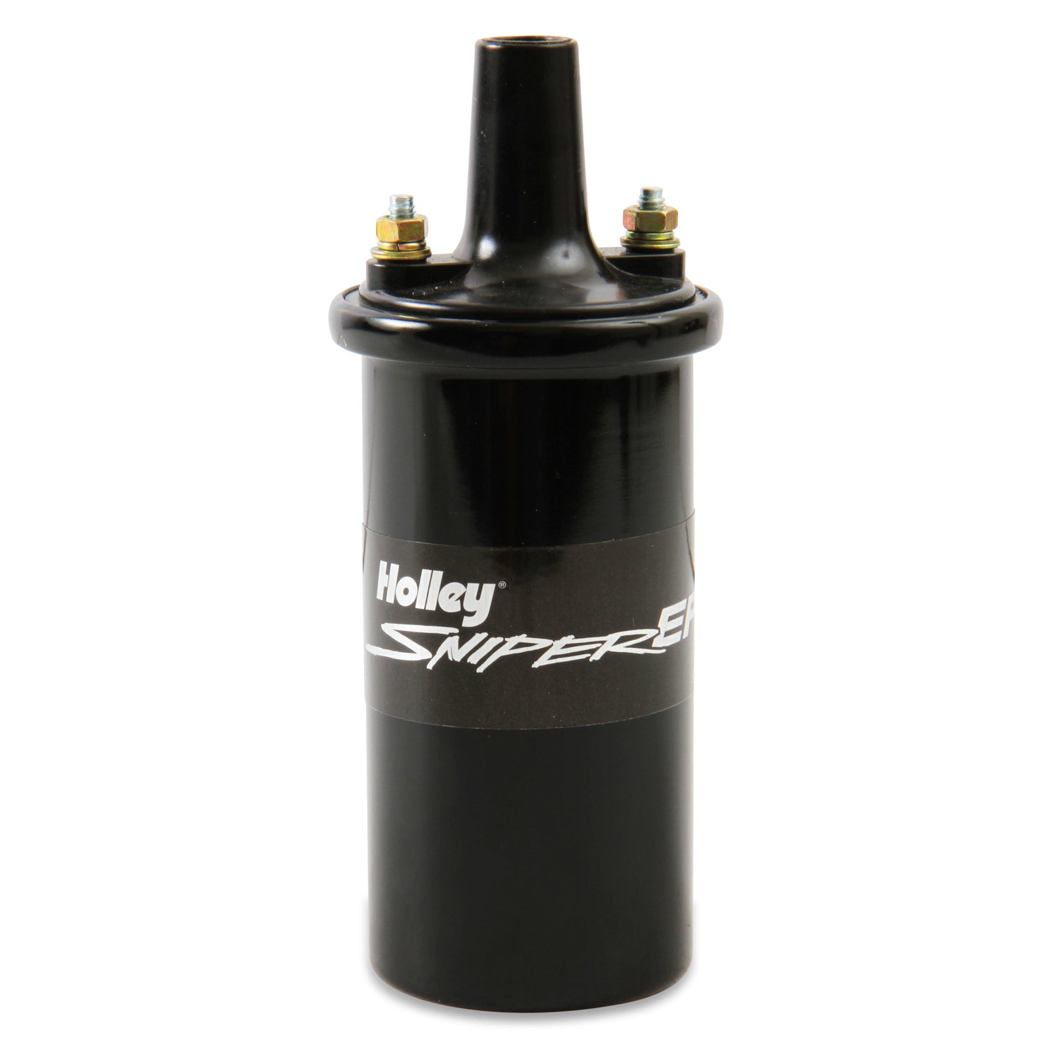 Holley EFI Ignition Coil - E-Core - 0.700 ohm - Female HEI - 45000 Volts - Black - Universal