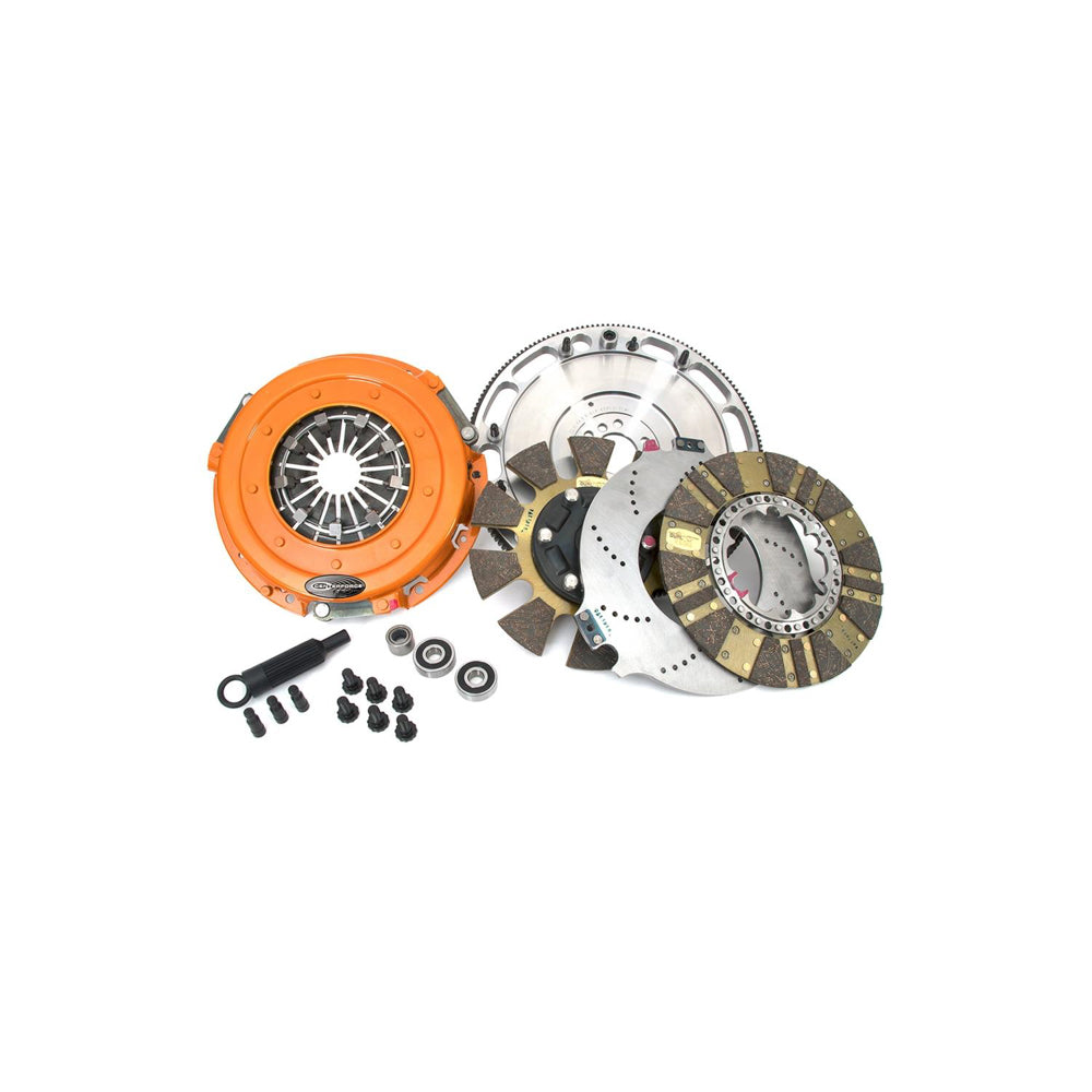 Centerforce DYAD Clutch Kit - Twin Disc - 10-1/2" Diameter - 1-1/8" x 26 Spline - Sprung Hub - Flywheel - Organic