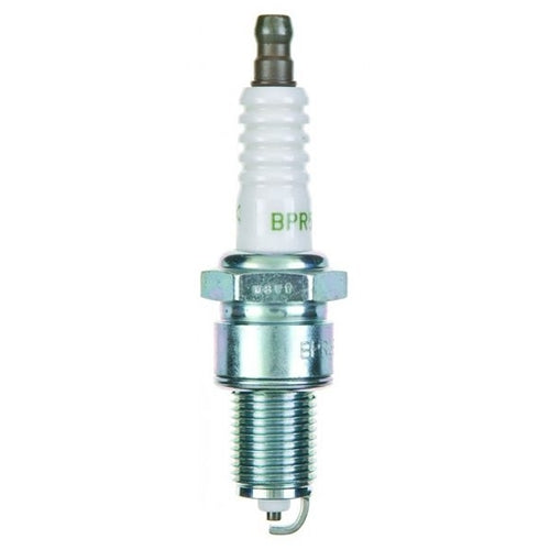 NGK V-Power Spark Plug 14 mm Thread 0.749 in Reach Gasket Seat - Stock Number 1233