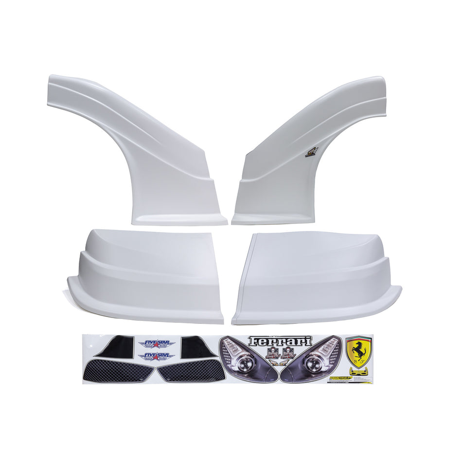 MD3 Evolution Complete Combo Kit - Ferrari - White