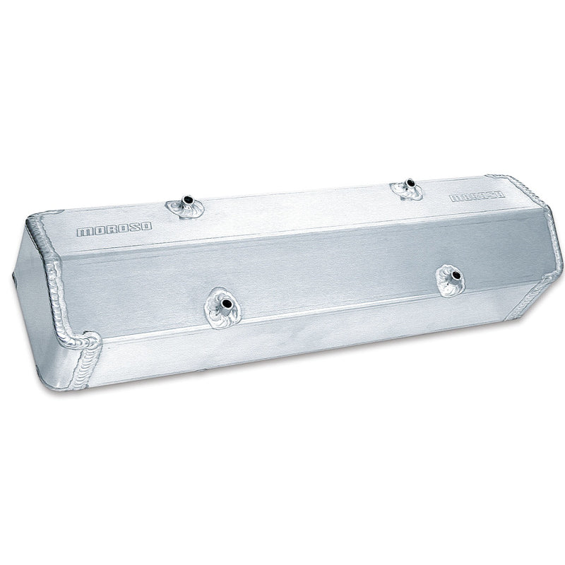 Moroso Fabricated Aluminum Valve Covers - SB Chevy Heads w/ Standard Bolt Pattern, Including 18