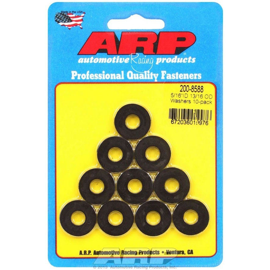 ARP Black Washers - 5/16 ID x 13/16 OD (10)