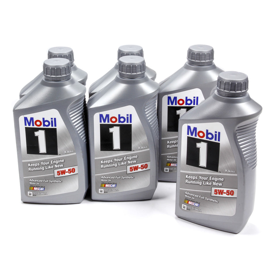 Mobil 1 5w50 Synthetic Oil Case 6x1 Qt. FS X2