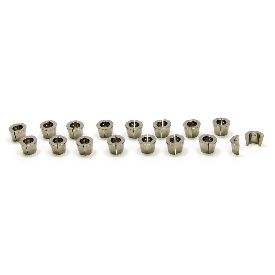 PAC Racing Springs 10 Degree Valve Lock - 11/32 in Valve Stem - Standard Height - Titanium - Set of 32 PAC-L8005