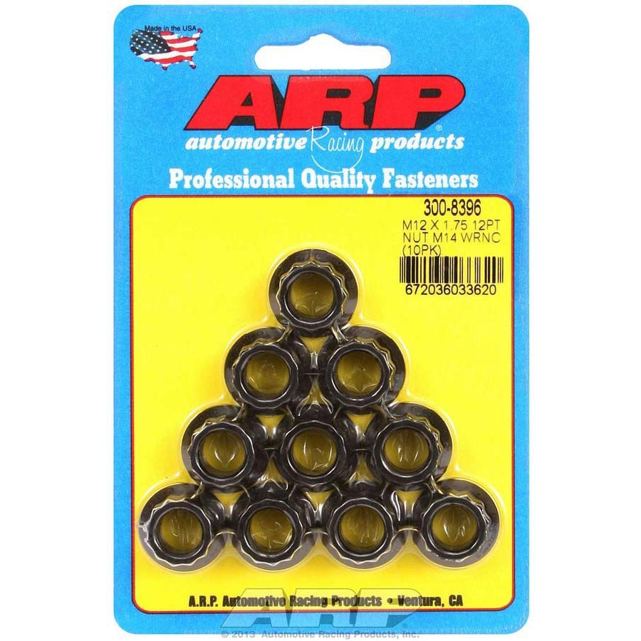 ARP 12mm x 1.75 12 Point Nuts (10)